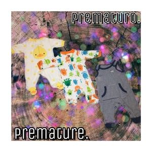 Carter's and Granimals Premature baby boy clothes.
